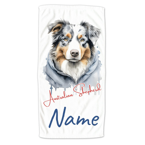 Handtuch australian shepherd - handtuch,