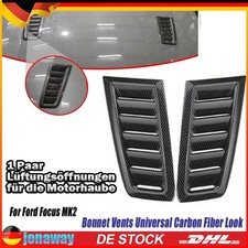 Lüftungsschlitze Universal Lufthutzen Lufteinlässe Für Ford-Focus RS Motorhaube 