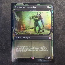 Scrounging Deathclaw (Tarmogoyf) - Foil Showcase - UB Fallout (MTG)