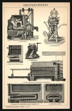 Druck anno 1901 bäckerei - druck,