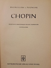 Chopin Werke Studium