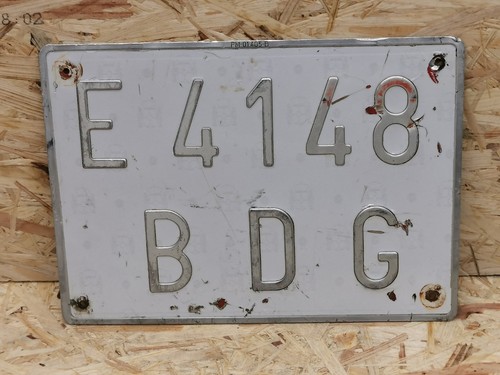 Altes nummernschild spanien - altes,