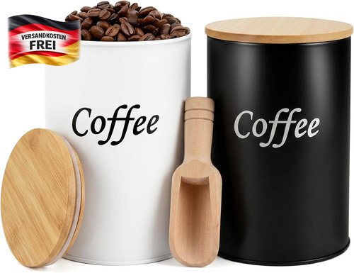 Luftdichte kaffeedose set - luftdichte, mit