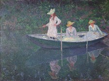 Das Boot in Giverny, um 1887