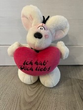 DIDDL Maus "Ich habe Dich lieb" Plüschtier Stofftier Kuscheltier Figur Depesche