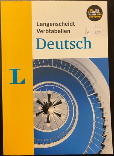 Langenscheidt verbtabellen - langenscheidt,