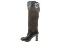 Paola Ferri Damen Schuhe Stiefel Boots Stiefeletten Braun Gr. 40