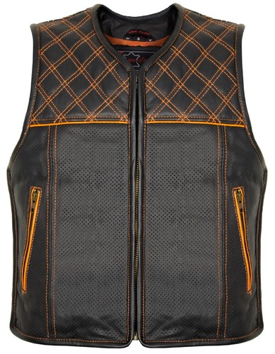 Herren lederweste hunter club - herren,