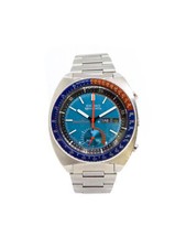 Seiko Pogue Pepsi Automatik Armbanduhr Chronograph Stahl 1970*s