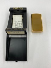Zippo Feuerzeug 1986 Slim Gold