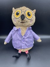 IKEA Eule KATUGGLA mit Jacke Kuscheltier Stofftier Plüschtier 30 cm Neuwertig