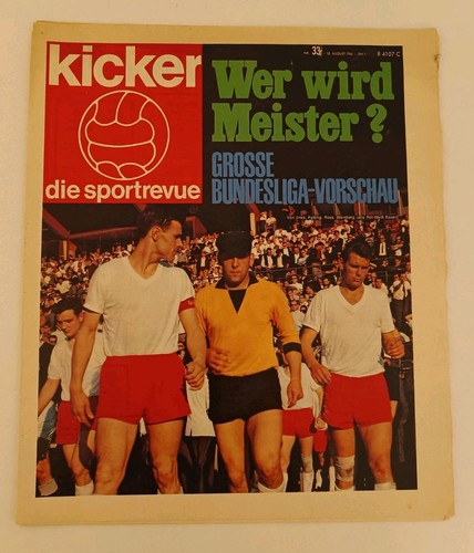 Fussball zeitung kicker 1966 - zeitung,