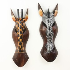 2er Set Giraffe Zebra