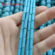 Natürlicher Edelstein Perlen Stabperlen lang rund Walzen Halbedelstein 1 Strang