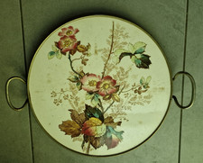 +++ ALTE TORTENPLATTE / KUCHENPLATTE - RUND - Durchmesser ca. 27 cm +++