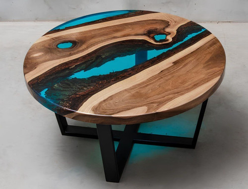 Rund couchtisch massivholz - rund,