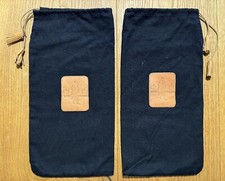 ED MEIER-Staubbeutel-Aufbewahrung-Schuhsack_1 Paar_schwarz_18 x 37 cm-NEU