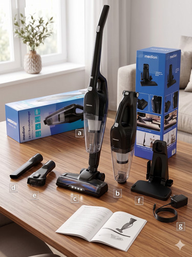 Medion akku staubsauger 2in1 - medion, akku-staubsauger
