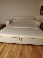 Ecksofa mit Schlaffunktion Polsterecke Bettfunktion - Schwarz/Grau