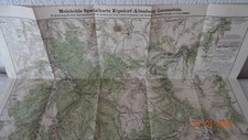 Landkarte Deutsches Reich Meinholds / Kipsdorf Altenberg Lauenstein geb.  54/13