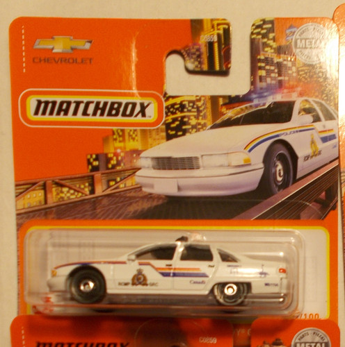 Matchbox chevy police caprice - police,