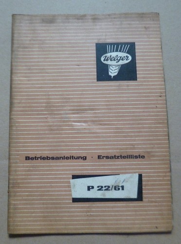 Welger ballenwerfer p22 - welger,