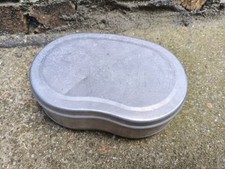 Brotdose Bemmenbüchse Dose Brotbüchse Blechdose Alu DDR 