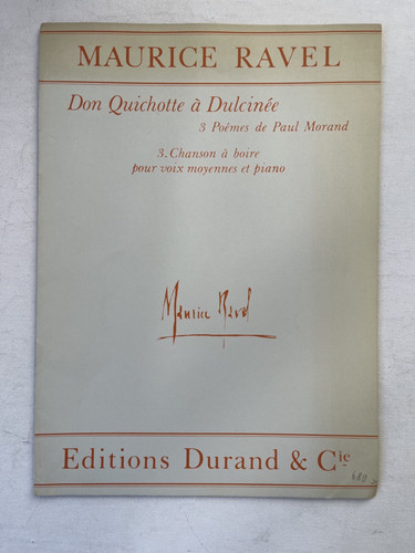 Noten ravel don - noten., quichotte