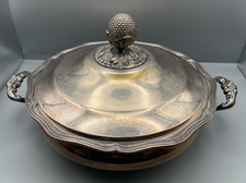 Antike Terrine Versilbert