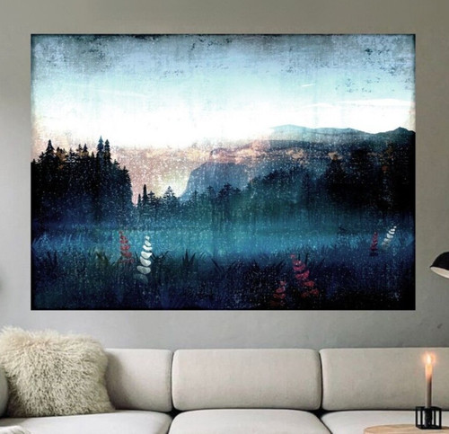 Leinwand bild bis - leinwand, 140x100x5