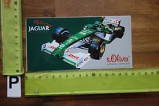 Alter Aufkleber Automobil Autohaus Werkstatt JAGUAR Racing S.Oliver