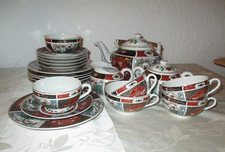 24 tgl. Porzellan Teeservice