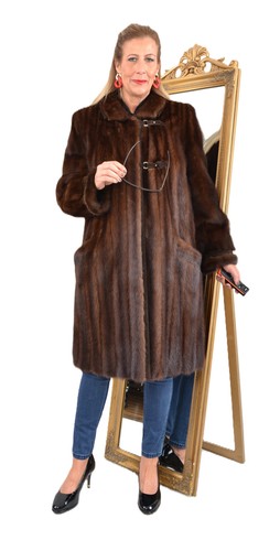 A5074 nerzjacke nerz mantel - nerz,