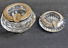 2 Antike Aschenbecher mit