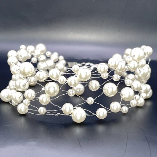 Kunstperlen choker - kunstperlen,