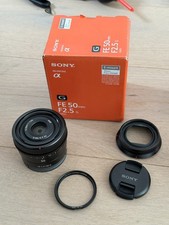 Sony FE 50mm f/2,5 G Objektiv - E-Mount SEL50F25G - inkl. UV Filter Zubehörpaket