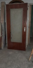 Tür Holz mit Glasscheibe ohne Zarge