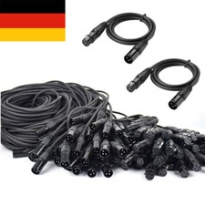 10x DMX Kabel 2m 3-Pin XLR