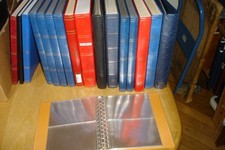 16 Einsteckalben +1 Briefealbum in guter Erhaltung