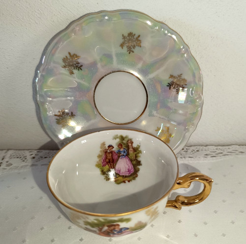 Vintage mocca tasse - vintage, mocca-tasse