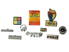 Pins Konvolut - 10 alte unterschiedliche Volkswagen VW Pins aus Sammlung