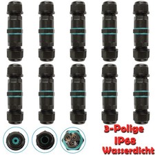 10x Kabelverbinder Wasserdicht Outdoor Verteilerdose IP68 Netzkabel Abzweigdose