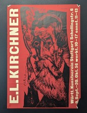 Ernst Ludwig Kirchner, Plakat vom Wütt. Kunstverein, Offsetdruck, unsigniert