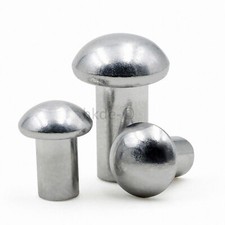 Alu Halbrundnieten Vollnieten