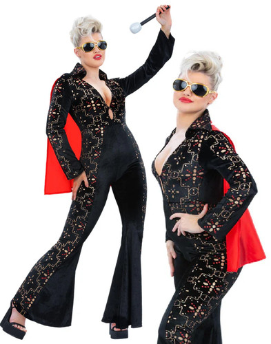 Elvis schwarzer strass damen - elvis,