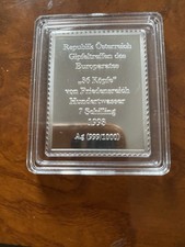 15,8 gr. FeinSilber- Motivbarren 36 Köpfe Hundertwasser