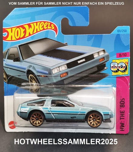 Hot wheels dmc delorean - wheels, "dmc