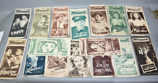17 x alte Filmprogramme Filmpost Programmhefte Fach #AA4