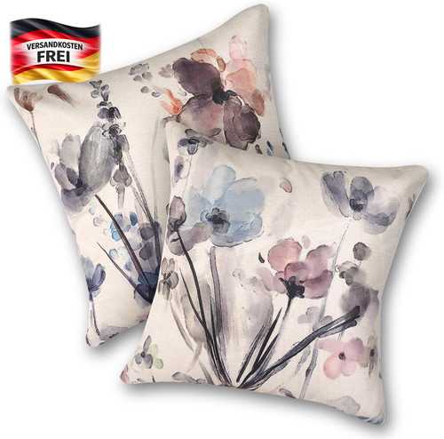 Blumen kissenbezug 40x40 - 40x40, cm