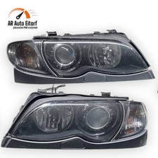 BMW E46 Facelift Xenon Scheinwerfer Weiße Blinker mit Leisten 6910968 6910967
